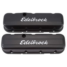 Edelbrock 4683 Signature Series Valve Tall Profile Black Series Valve Cover Edelbrock 4683 Signature Series Valve Tall Profile Black Series Valve Cover