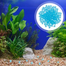 400 Pcs Luminous Gravel Glowing Pebbles Aquarium Fish Tank Decoration