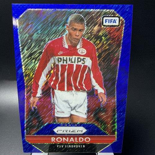 Ronaldo 2025-26 Prizm FIFA Flashback Blue Shimmer 1/5 PSV R9 FOTL Exclusive SSP