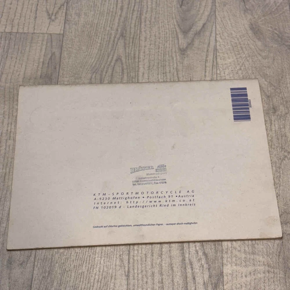 KTM 400/620 LC4 SC EGS 1998 3.204.23 10.97 Motorrad-Handbuch Ersatzteilkatalog - Bild 2 von 4