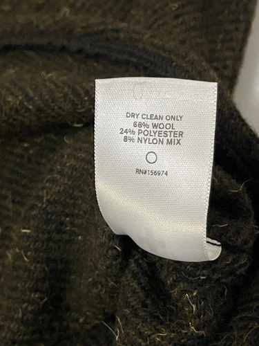 Imogene + Willie CPO Overshirt M Brown Shacket Shirt Jacket Wool Blend image 3