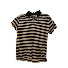 Old Navy Fitted Striped Polo Shirt Mens Medium