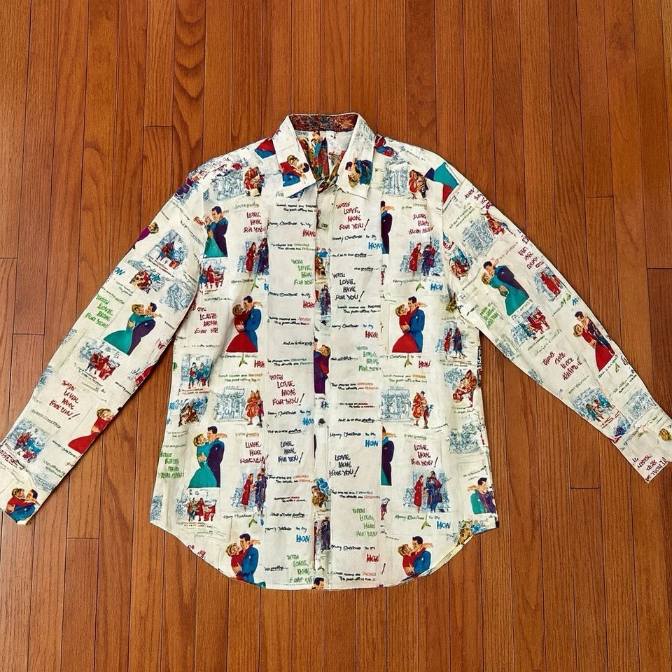 Robert Graham “With Love, Hon, For You” Limited Edition Men’s Shirt (Size M) - Image 2 of 4