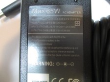 65W AC Adapter Replacement for Dell Laptop Charger, for Dell inspiron 15