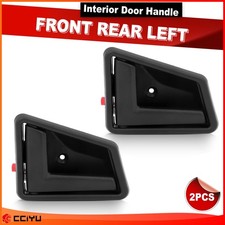 Black Interior Inner Left Lh Door Handles For 89-98 Suzuki Sidekick Geo Tracker