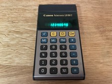 Vintage Canon Palmtronic LD-8M 2 Calculator Tested
