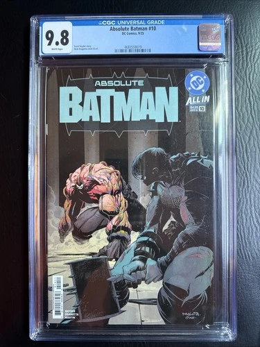 🔥 Absolute Batman #10 CGC 9.8 Grade Cover A 1st Print Nick Dragotta Cover 🔥
