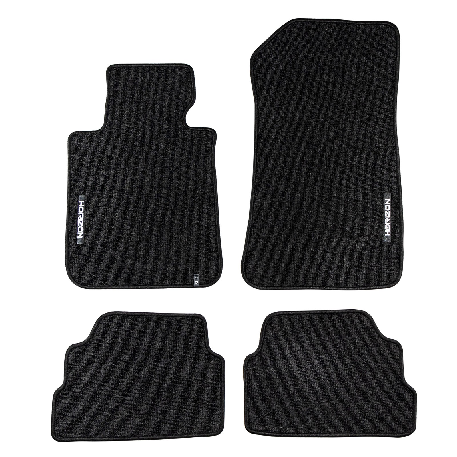 Tapis de sol de voiture BMW E81 en velours durable antidérapant 4 pièces