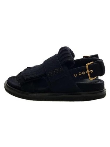 Marni Fringe Sandals Sandals 35.5 Blk Wool HrS10 eBay