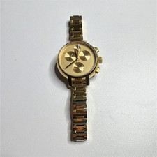 Movado Bold Chronograph Gold Tone Stainless Steel Quartz Wristwatch