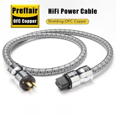 C19 20A Hifi Audio Power Cable Audiophile US Amplifier Power Cord OFC Copper
