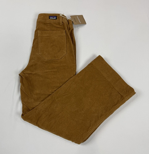 Patagonia Wide-Leg Corduroy Pants Womens Size 2 Nest Brown Cotton Stretch NWT - Bild 1 von 11
