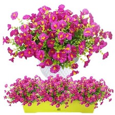 Fleurs Artificielles Deco 6 Bouquet Fleur Artificielle Gloire du Matin Fleurs...