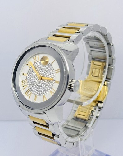 Reloj suizo Movado Bold Luxe para mujer esfera de cristal dos tonos 32 mm acero 3600256 - Imagen 3 de 9