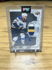 2019-20 Upper Deck Engrained Patch Auto /35 4 Color Ryan O’Reilly 