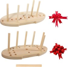 Wooden Bow Maker Tool for DIY Ribbon Wreaths and Hair Bows