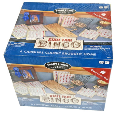 Front Porch Classics State Fair Bingo Deluxe Edition Ages 8+ New in Box!