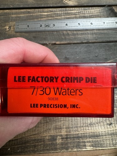 Lee Factory Crimp Die 7-30 Waters .7-30 7/30