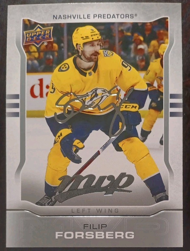 2024 - 2025 Upper Deck MVP Filip Forsberg Silver Script #MR-23
