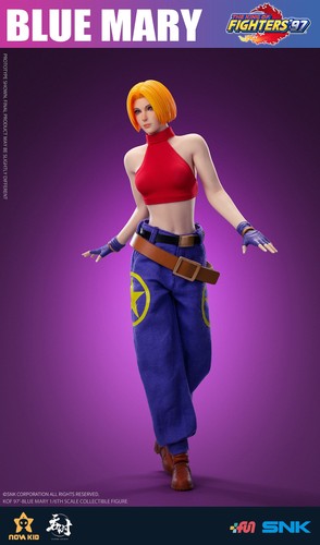 Tunshi Studio TS-XZZ-001 Blue Mary The King of Fighters 97 1/6 Figure - Picture 18 of 18