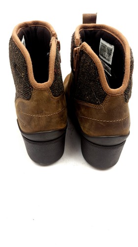 Merrell Chateau Ankle Boots Heeled Leather & Quilted Nylon Womens Size 8.5 - Picture 8 of 10
