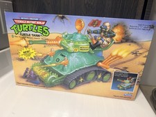 1991 COMPLETE TURTLE TANK W/ BOX & INSTRUCTIONs TMNT Playmates Mutant Turtles