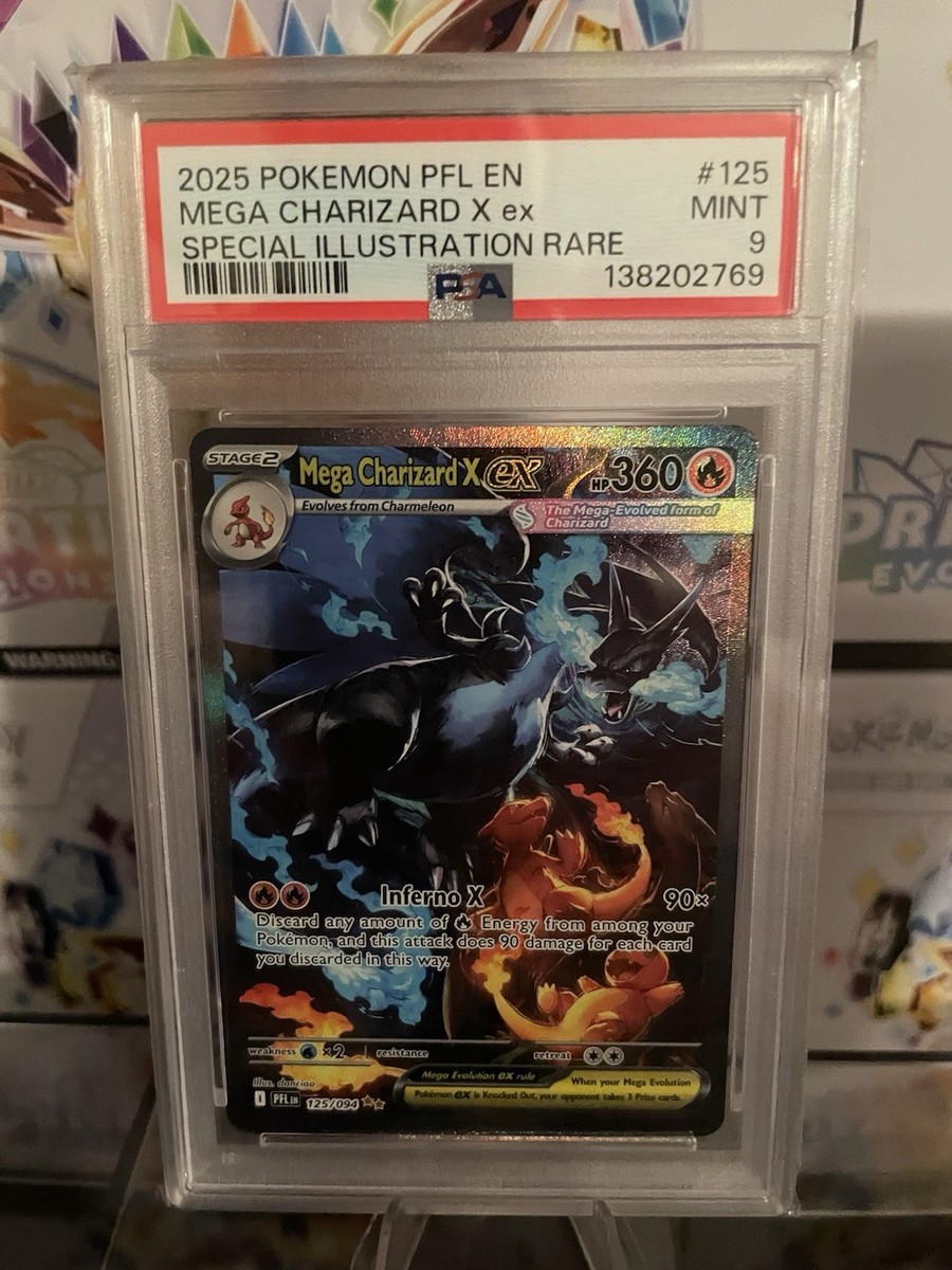 Mega Charizard X ex 125/094 Phantasmal Flames Holo | eBay