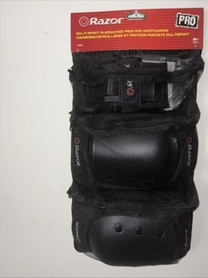Razor Multi-sport Elbow Knee Pads With Wrist Guard Pro 8 B4