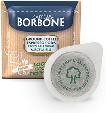 Caffè Borbone Coffee Compostable Pods, Recyclable Wrapping, Blue Blend - 150 P 0.19 per lighter