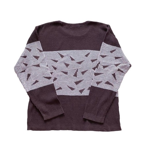 USED ISSEY MIYAKE MEN 80S BRUSH TAG GEOMETRIC PATTERN… - Gem