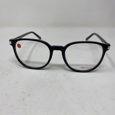 MORE & MORE MOD 50612 600 BLACK 50-19-140 FLEX HINGE EYEGLASSES KI12