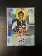 2025-26 Topps Ace Bailey Contemporary Marks RC Rainbow Foil Auto #CM-AB Jazz