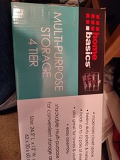Home Basic Multi Purpose Storage 4 Tier