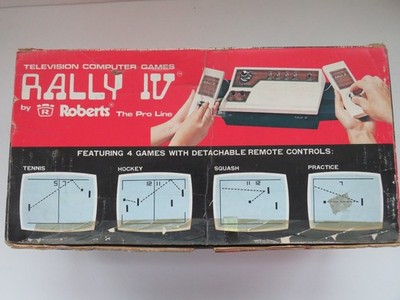 Vintage Rally IV  Robert s TV Computer Games with Remote Controls - 4 Games