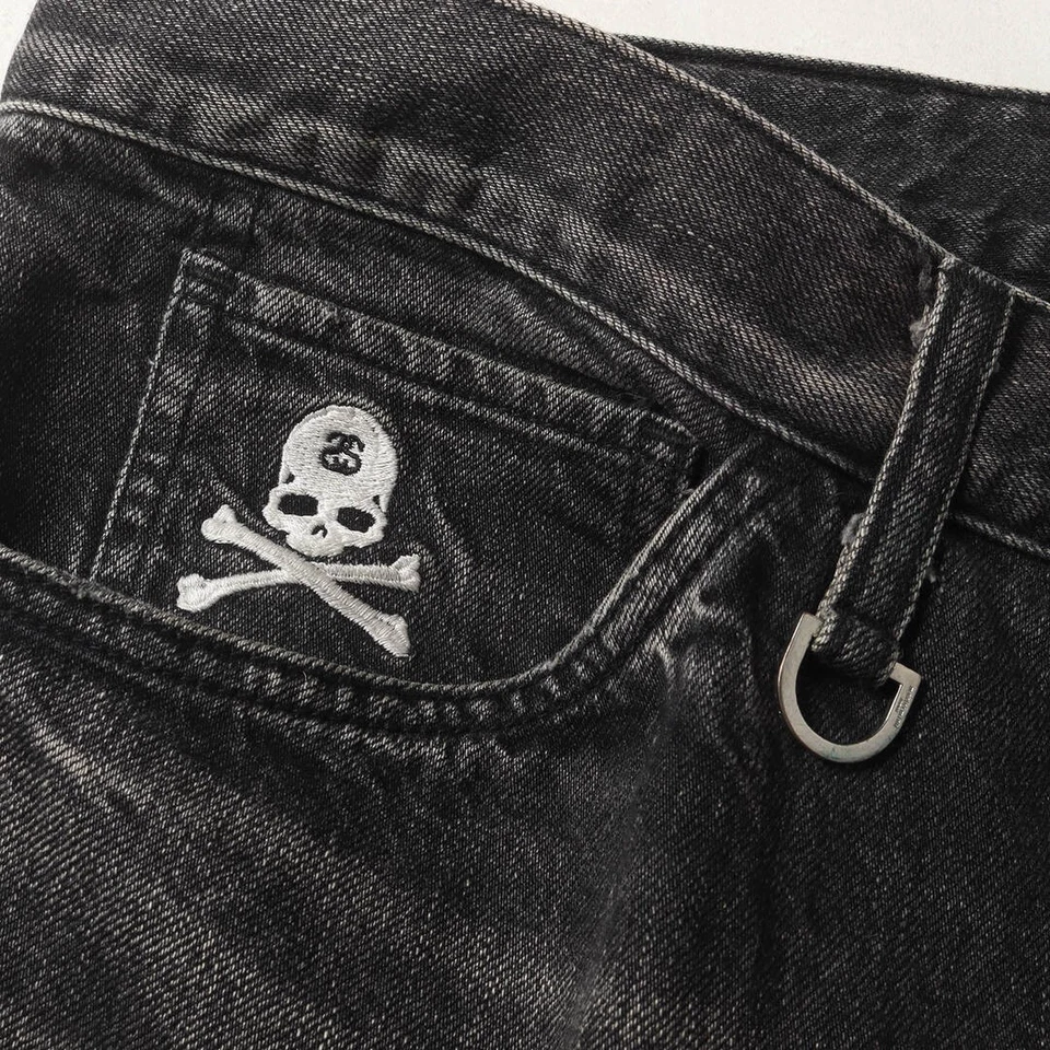 Pantalones STUSSY Negros Talla:36 Mastermind JAPÓN De Colección SS Link Skull Usados BEEG-0 Foto 4 de 4