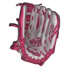 Franklin Pink Girls Ball Glove 10.5  Pink White Franklin Nwot 4775AWT12 E10
