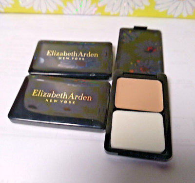 3-PACK Elizabeth Arden Flawless Finish Sponge-On Cream Makeu, TRIAL SIZE see des