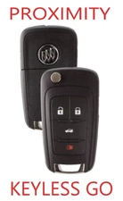 Remote Flip Key For Buick 2010 - 2017 OHT05918179 PEPS Keyless Go Proximity