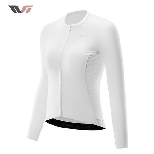 ROCKBROS Female Cycling Top Long Sleeves Lightweight Breathable Top Jersey White - Picture 1 of 18