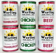 All Natural Meat Variety Pack  – 14.5 oz Canned Meat Long Term Shelf Life