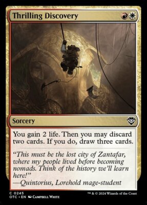 MTG Thrilling Discovery NM-Mint Commander: Outlaws of Thunder Junction 