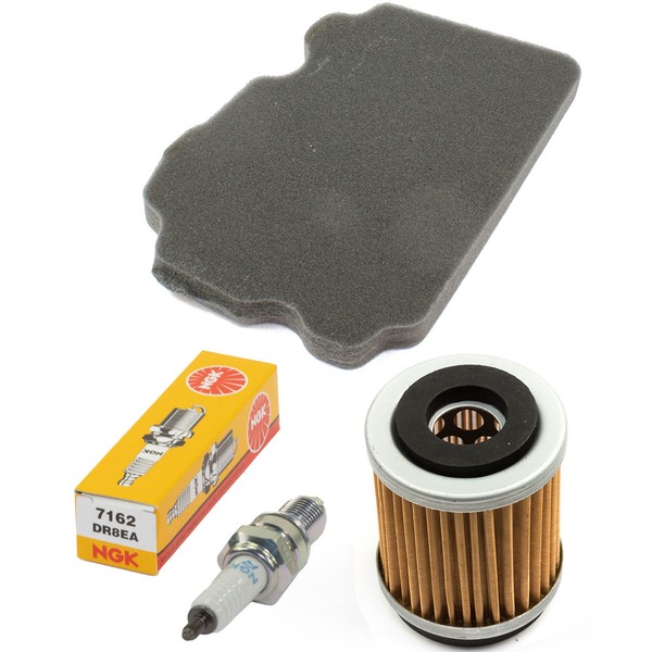 Set FüR Yamaha TW 125 TW 200 TW 1987-2015 Wartung Luftfilter ÖLfilter ZüNdkerze-image
