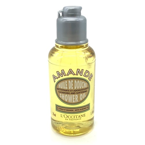 L'Occitane Amande Almond Cleansing & Softening Shower Oil 35ml New