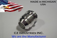 AN8, 8 AN QTY:100 MALE BILLET 6061T6 ALUMINUM WELD ON FITTING BUNG