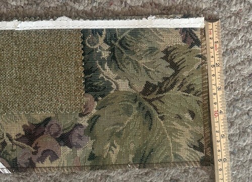 Lot of 19 Charlotte Upholstery Fabric Samples – Leaf & Floral Patterns ~13x6 - Picture 5 of 23