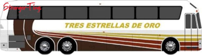 Kultige Repliken Adler Modell 10 Reisebus Tres Estrellas de Oro