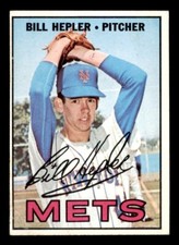 1967 Topps Baseball #144 Bill Hepler VG *d2