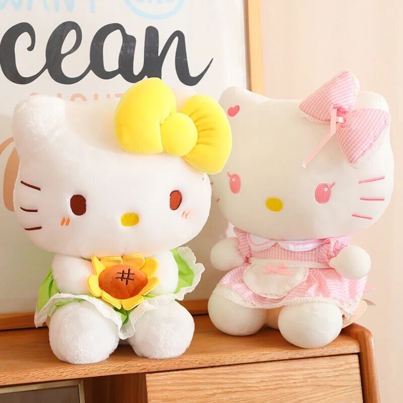New Sanrio Hello Kitty Cute Kawaii Pink Dress Up Big 13' Plush