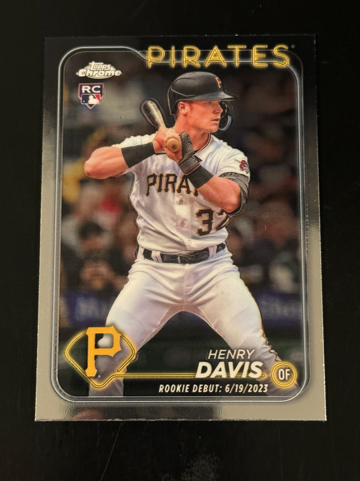 Henry Davis 2024 Topps Chrome Update #USC128 Rookie Debut RC Pirates