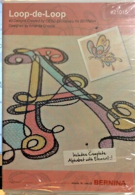 OESD FOR BERNINA EMBROIDERY CD #21015CD LOOP-DE-LOOP